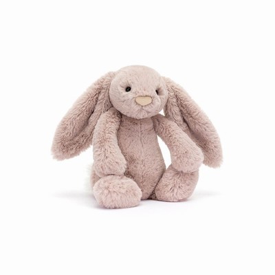 Jellycat Bashful Luxe Bunny Rosa USA | 03827JFNK